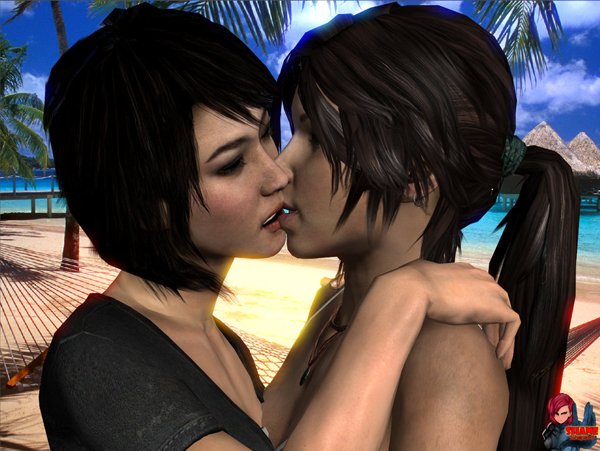 Lara Sam Tomb Raider03, Hay una lesbiana en mi sopa