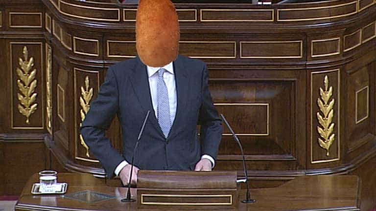 El lider de la oposicion croqueta