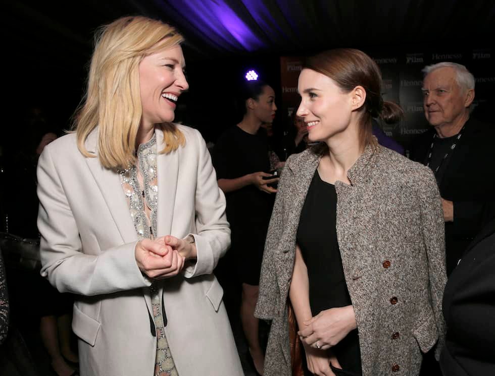IMAGE DISTRIBUTED FOR HENNESSY - Cate Blanchett and Rooney Mara attend the Hennessy Privilege VIP post-party at the Santa Barbara International Film Festival for Cate Blanchett after she received the Outstanding Performer of the Year Award at the Arlington Theatre on Saturday, February 1, 2014 in Santa Barbara, California (Photo by Todd Williamson/Invision for Hennessy/AP Images)